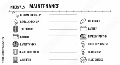 Vehicle Maintenance Checklist Diagram.