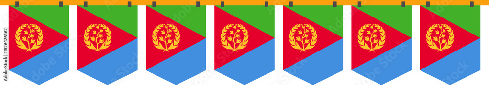 Naklejka premium eritrea flag