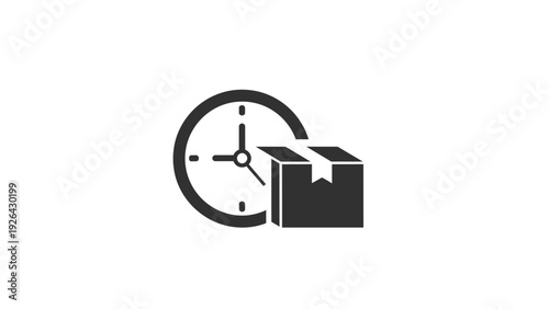 Fast Delivery Service Logistics Icon.