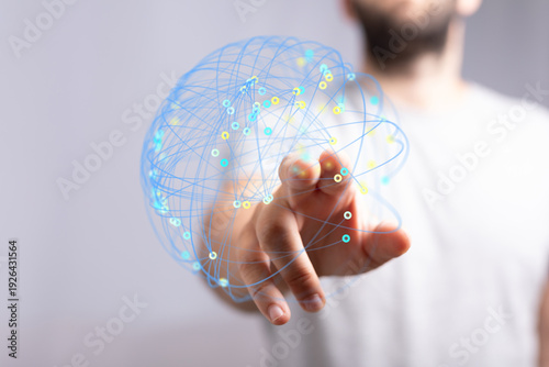 Abstract image showing a ha...
