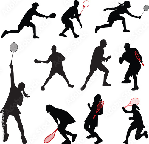 sport with rackets collection