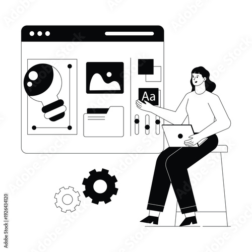 Branding    Vector illustration. EPS 10	