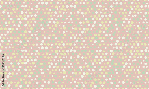 Geometric polka dot pattern with round spots, perfect for abstract backgrounds, seamless wallpapers, or textile prints. A trendy and creative design for modern decor.