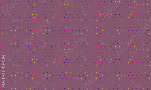 Abstract purple background with tiny multicolored dots.  Subtle geometric pattern ideal for website banners, social media graphics, and textile designs.  Evokes feelings of calm and sophistication.