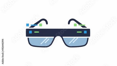 Smart Glasses Virtual Reality Headset Device.