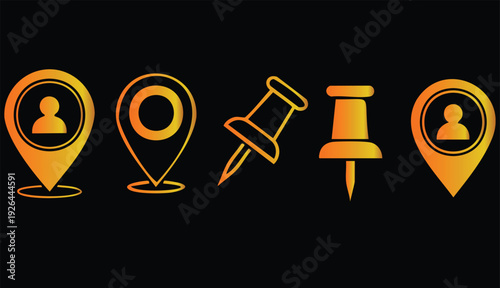 google map location vector Art & Illustration