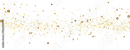Gold sparkle glistering confetti for Christmas decoration. gold, border, confetti, dust, falling, glamour, sparkle, splash, splatter, colours, dot, festive, invitation, luxury, particle, party