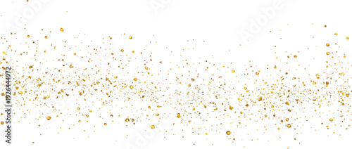 Gold sparkle glistering confetti for Christmas decoration. gold, border, confetti, dust, falling, glamour, sparkle, splash, splatter, colours, dot, festive, invitation, luxury, particle, party