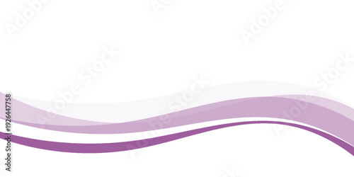Elegant Purple and White Wave Abstract Background. Minimalist Fluid Curves and Layered Flowing Lines for Beauty and Corporate Design. vector illustration