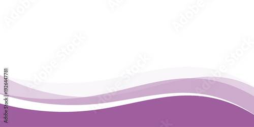 Elegant Purple and White Wave Abstract Background. Minimalist Fluid Curves and Layered Flowing Lines for Beauty and Corporate Design. vector illustration
