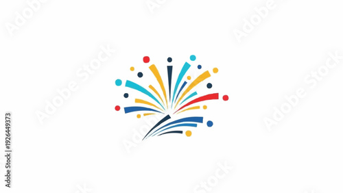 Colorful Abstract Logo Design Element.