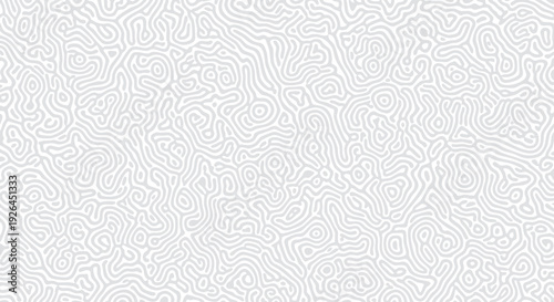 Seamless minimal squiggle line with thin white wavy curves on light gray background