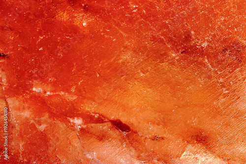 Schilderij op canvas Himalayan salt block texture with mineral crystals and natural abstract stone pattern