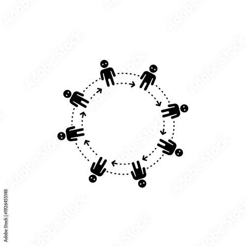 Swarm Robotics and Collaborative Autonomous Machines Icon