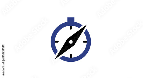 Compass Navigation Tool Direction Indicator.