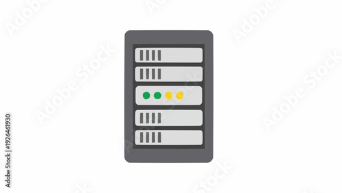 Computer Server Hardware Technology.