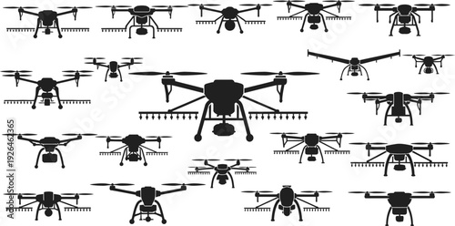 Drone icon set