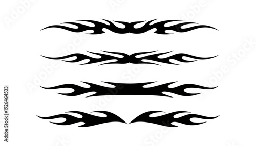 Abstract gothic tribal flame sigil vector set pack artwork with cyber aesthetic, liquid mercury metallic inspiration, tattoo-style elements, and futuristic illustration design