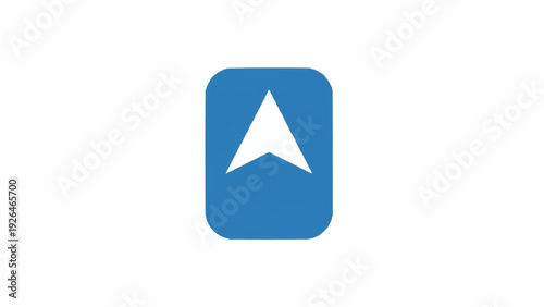 Free Download Blue Navigation Pointer Icon Design. - GFXLoad