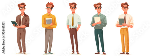 hand drawn vector illustration of a man