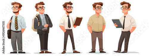 hand drawn vector illustration of a man