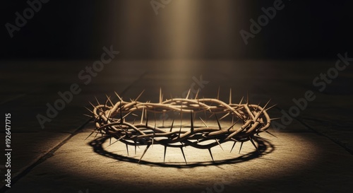 Easter symbolism crown of thorns jesus christ crucifixion resurrection hope