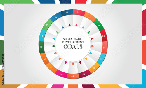 SDG 17 goals round theme