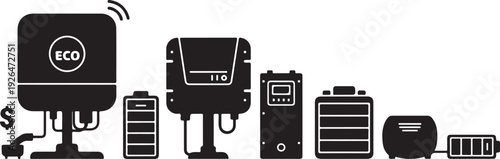 Eco friendly technology and sustainable energy solutions concept