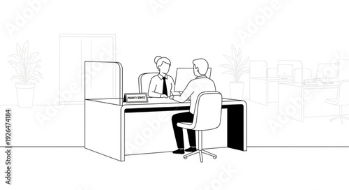 Business Colleagues Working Together Office.