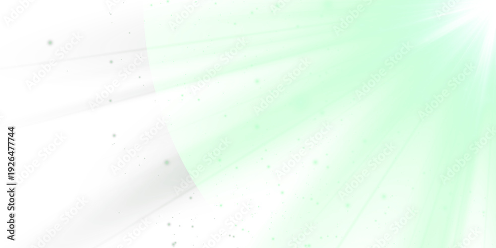 Obraz premium Glowing green PNG star with magic sparkles and radiant flare light, featuring a transparent shining sun with bright flashes that adds charm and energy to abstract green light effect.