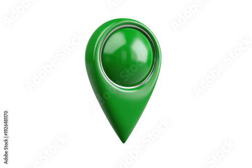 Shiny green 3 D map pin icon with silver ring on black background location marker, Isolated On White Background, Png Transparent Free Download Shiny green 3 D map pin icon with silver ring on black background location marker, Isolated On White Background, Png Transparent - GFXLoad