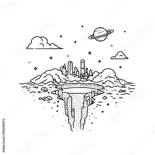 Abstract Geometric Void: A Conceptual Blueprint of Infinite Darkness and Pure Negative Space.