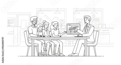 Business People Meeting Office Discussion.