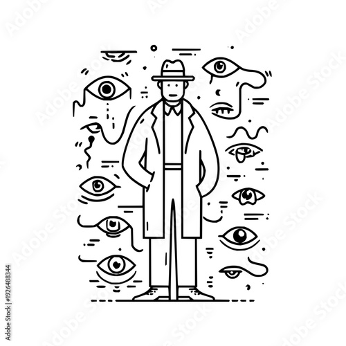 Monochromatic Black Void: A Study in Absolute Darkness and Uniform Negative Space