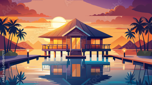 Black and white line art children traveling with suitcase map camera globe mountain plane palm tree sun flip flops
