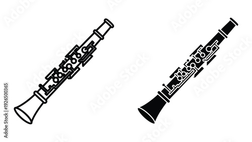 Clarinet Musical Instruments Illustration