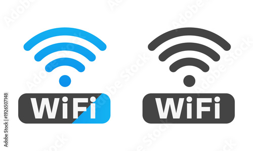 Set of wifi internet icon