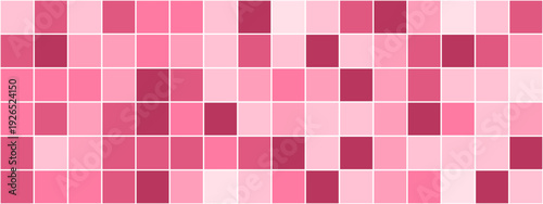 Checkered bathroom background for pink tile pool and pattern grid mosaic. Kitchen white ceramic for wall 3d backdrop and toilet vector abstract. Checkered bright clean for pink design floor.