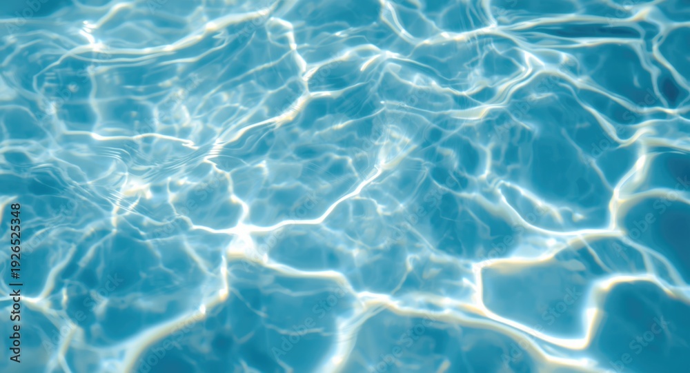 Obraz premium Swimming pool water texture emphasizing smooth flow and transparency