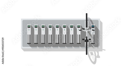 Dental implant tools in a gray case with a screwdriver.
