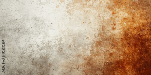 A blank vintage parchment page featuring a stained brown grunge texture and aged beige antique paper background for a worn retro book design