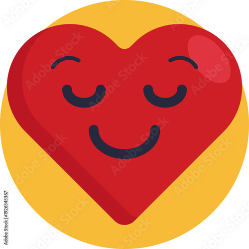 A soft, calm heart emoji that expresses peace, comfort, and emotional ease.