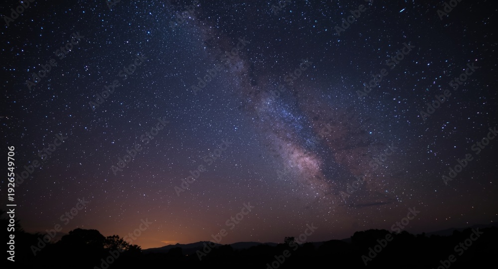 Fototapeta premium Star filled night sky with authentic astronomical backdrop