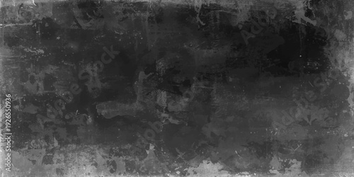 Dark antique concrete wall with a dirty black stone texture and a rough grey grunge pattern provides a vintage backdrop for this abstract design