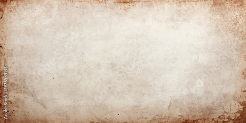 Aged vintage parchment background with a grungy brown paper texture and stained antique sepia tones for a worn blank retro design