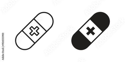 Bandage icons simple design. Vector illustration for web ui