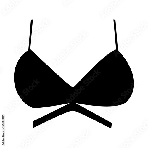 Brassiere icon vector. Underwear  Illustration sign. Swimsuit symbol. Bra logo.