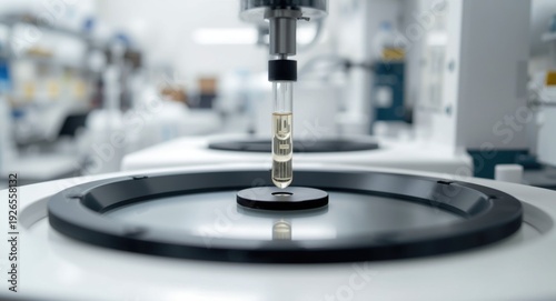 Centrifugation steps in lab extraction process involving small tube