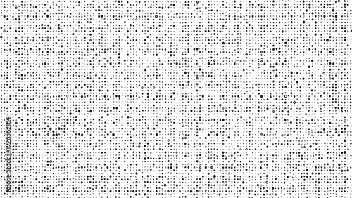 Dense arrangement of hand drawn circular marks over light gray square mesh provides organic feel to structured layout ideal for creative wallpaper or artistic print media presentations