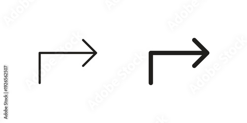 Directions icons simple design. Vector illustration for web ui